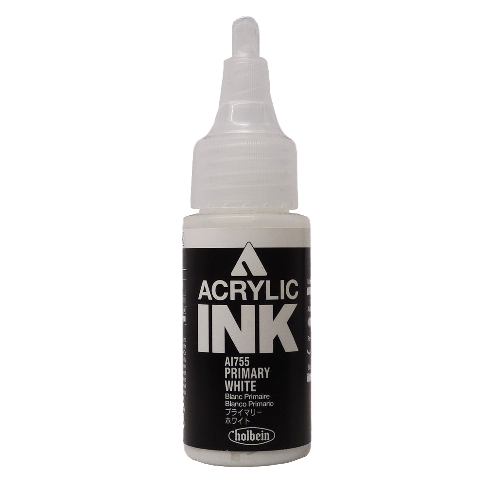 Holbein Acrylic Ink Primary White 30ml