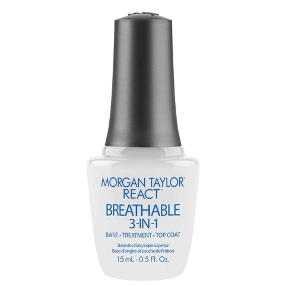 Morgan Taylor – Breathable 3-in-1 | Base, Treatment, And Top Coat