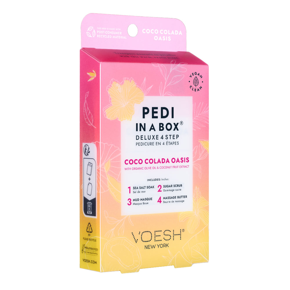 Voesh Pedi In A Box Deluxe 4 Step – Coco Colada Oasis