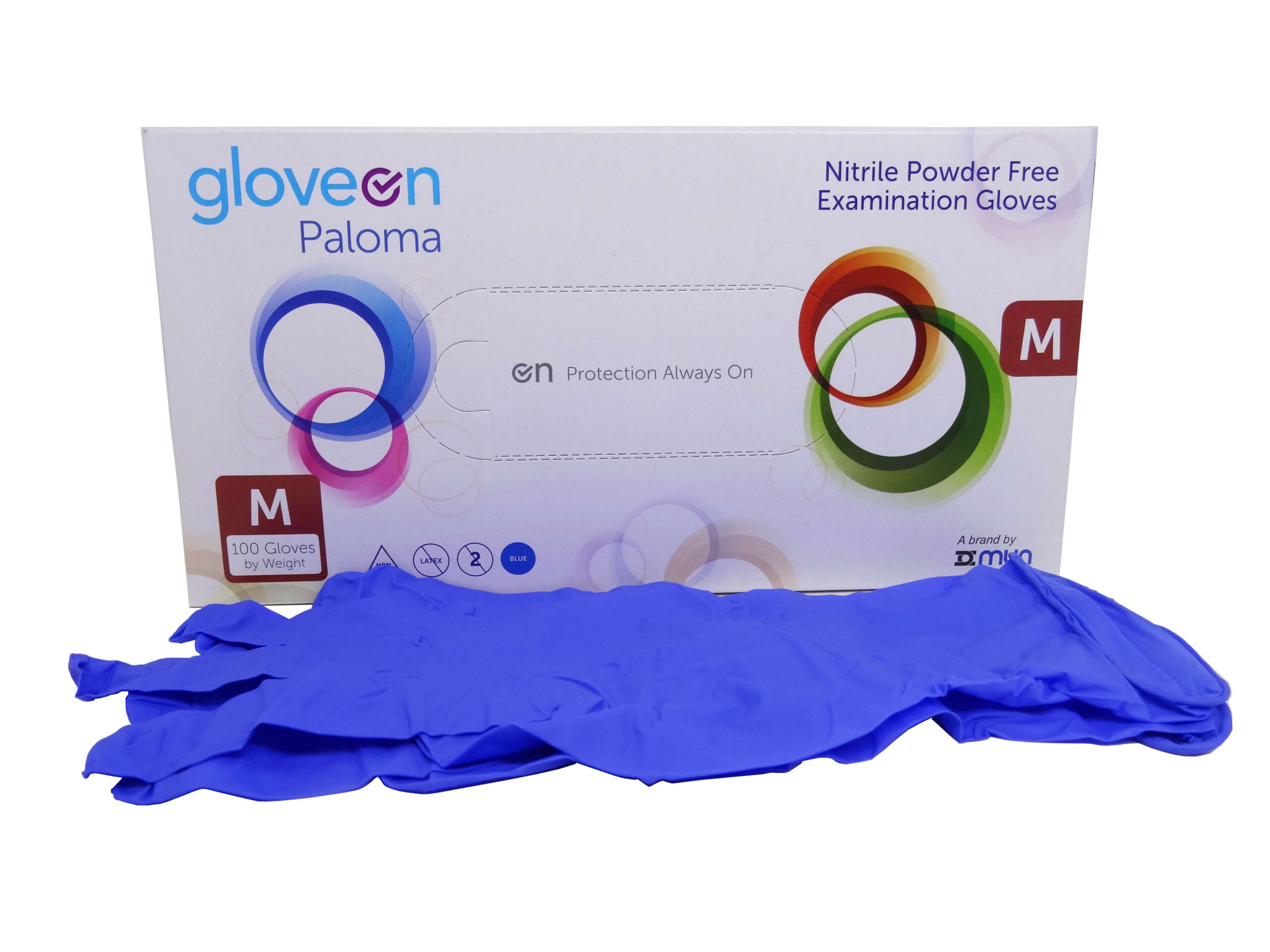 Gloveon Paloma – Nitrile Powder Free Gloves – Medium